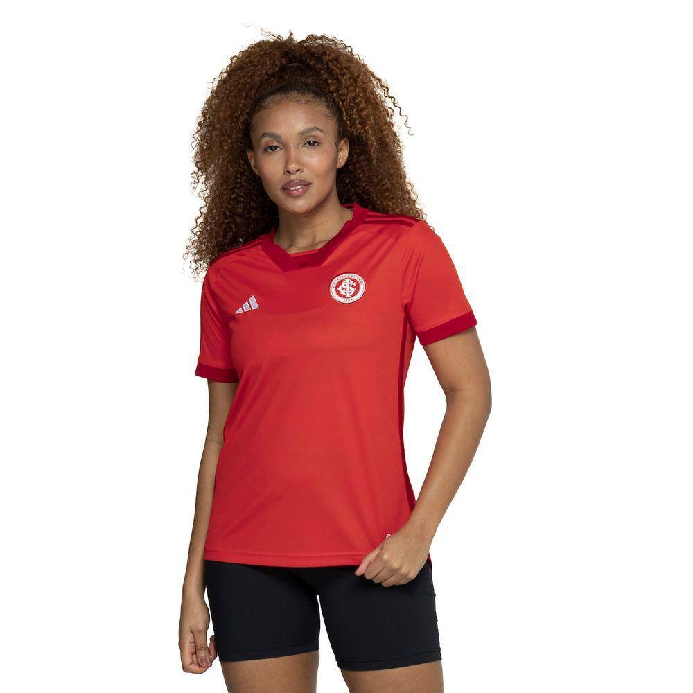 Camisa Internacional I 20/21 s/nº Torcedor Adidas Feminina - Vermelho