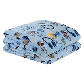 Cobertor Carrosel Solteiro Infantil Mantinha Flannel Estampada 01 Peça - Game