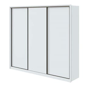Guarda Roupa Casal 3 Portas 6 Gavetas Spazio 270 Lopas Branco