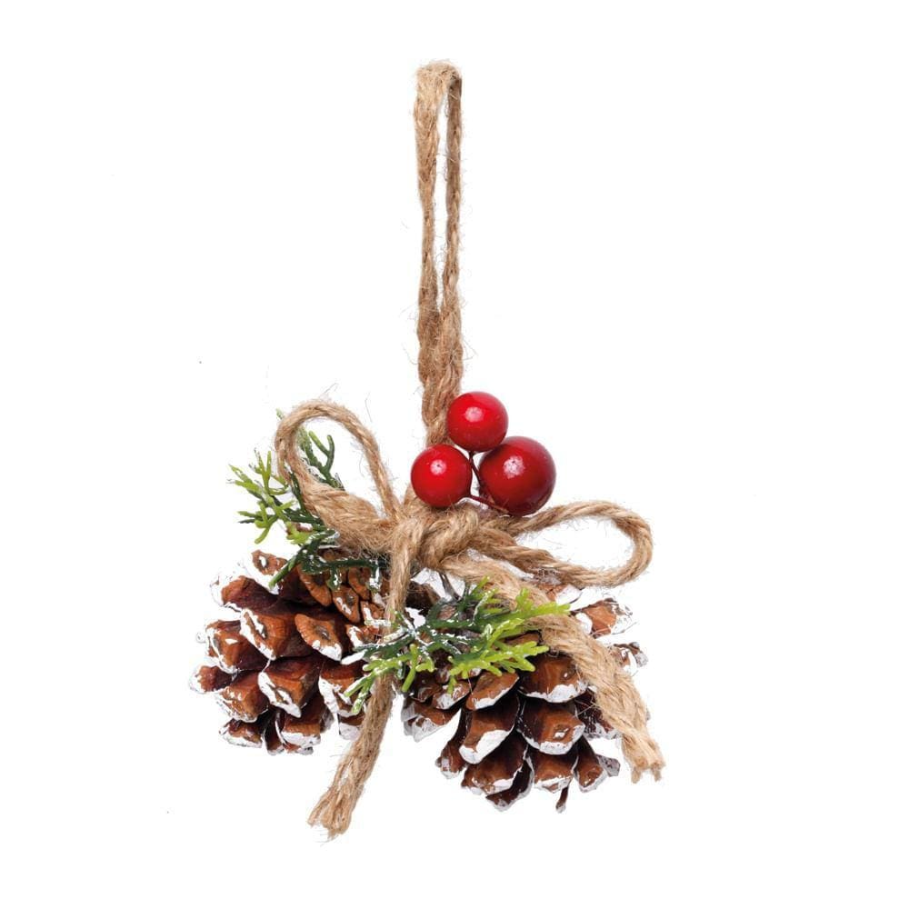 Cordão De Pinhas Com Cerejas 7x9x5cm 1un 1205270