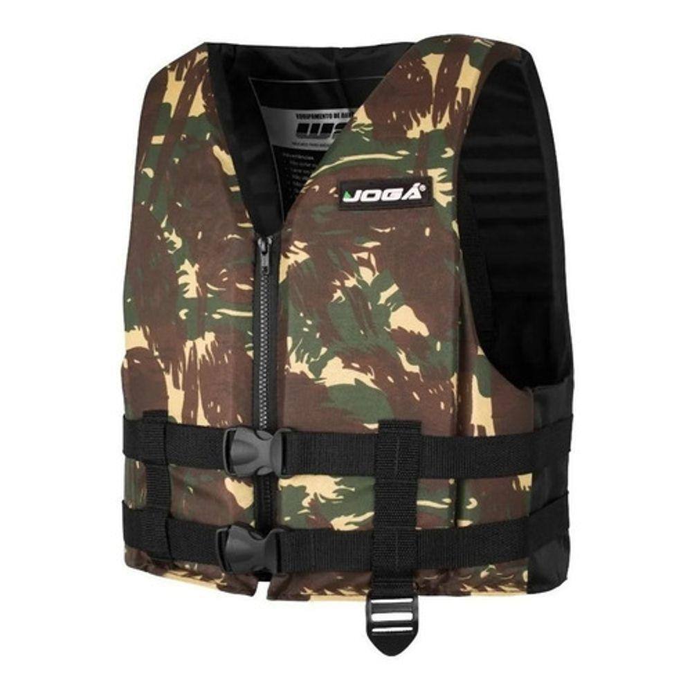 Colete Flutuação Salva Vidas Wave Camuflado Joga 130kg