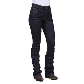 Calça Flare Feminina Azul Escuro Dock`s 33062