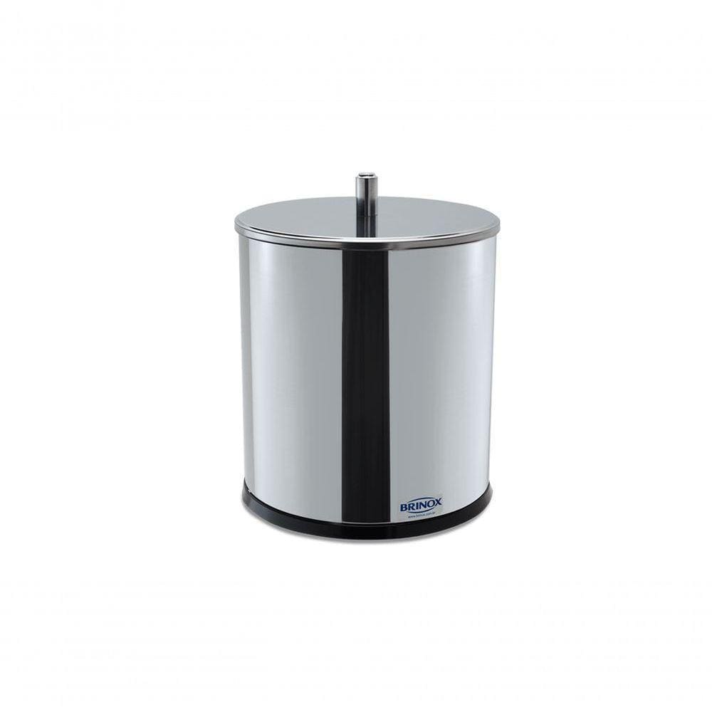 Lixeira Inox Tampa 5,4litros Decorlinelixeiras ø 18,5x23cm