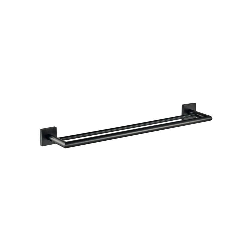 Toalheiro Barra Duplo Lorenzetti Loren Loft 2042 B83 Preto