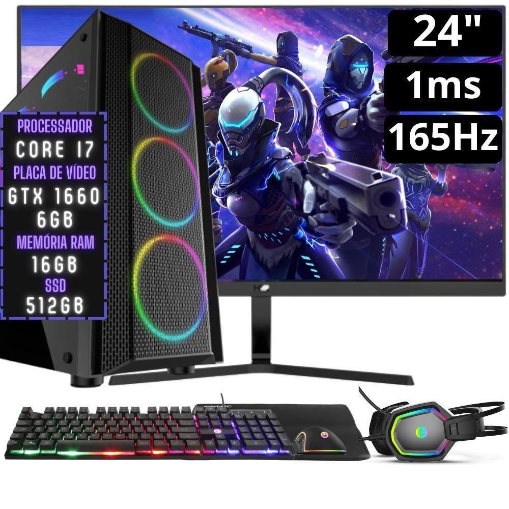 Pc Gamer Barato I5 3° Ssd 240gb Gtx 1050ti 8gb Fonte 500w