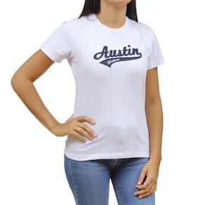Camiseta Feminina Branca Austin Western 33641
