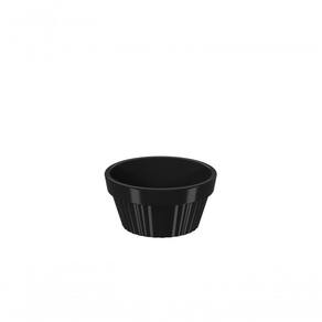 Ramekin 60ml Preto Uno Coza 6,8 X 3,4 Cm Preto Coza