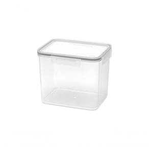 Pote Hermético 2,4 L Retangular Plástico Cor Natural Linha Hug Coza