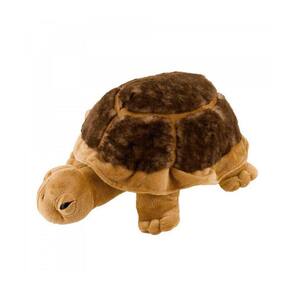 Tartaruga Realista Terrestre De Pelúcia Marrom Safari 40 Cm