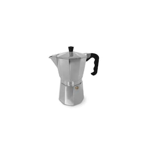 Cafeteira Estilo Italiano Alumínio 6 Xícaras 300ml Café Intenso E Forte Inox