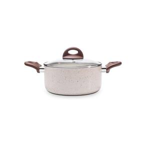 Caçarola Com Tampa ø20 Ceramic Life Granada Indução - Brinox 20 Cm Vanilla Brinox