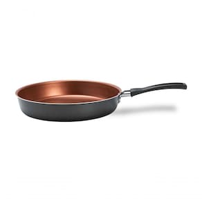 Frigideira Alta 24 Cm 1,95 L Pro-flon Antiaderente Cinza Range Linha Topázio Brinox Cinza