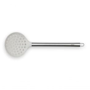 Espumadeira Aço Inoxidável Base Silicone 34,5 Cm Para Panela Antiaderente Linha Duo Brinox Vanilla