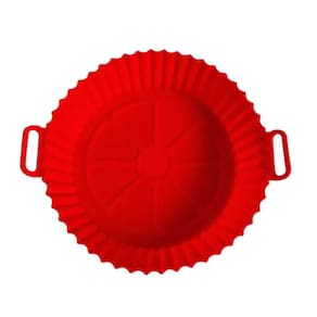 Forma Cesto De Silicone Airfryer Forro Protetor Reutilizável