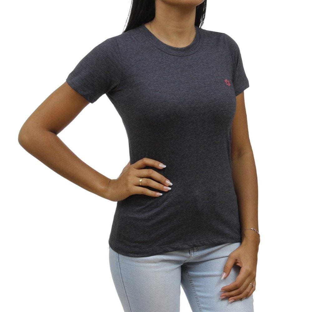Camiseta Feminina Cinza Tuff 33471