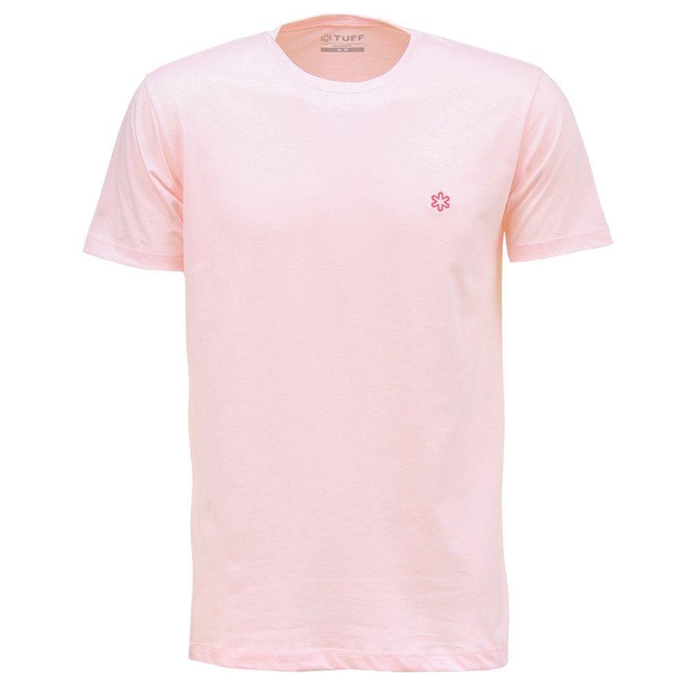 Camiseta Masculina Rosa Bordada Tuff 32846