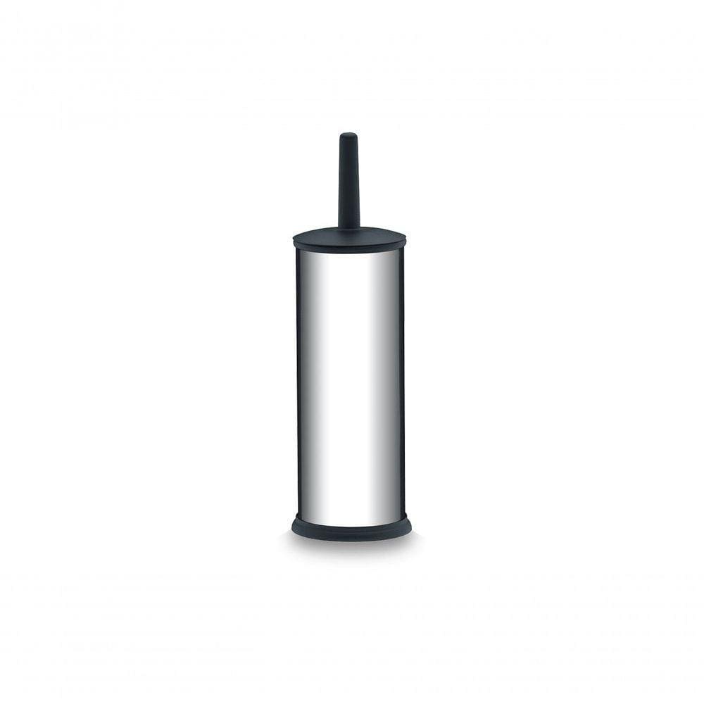 Suporte Inox Com Escova Para Banheiro Izy ø 10,5 X 39 Cm Suporte Inox Com Escova Para Banheiro