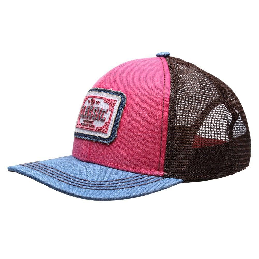 Boné Rosa Snapback com Telinha Classic 33427