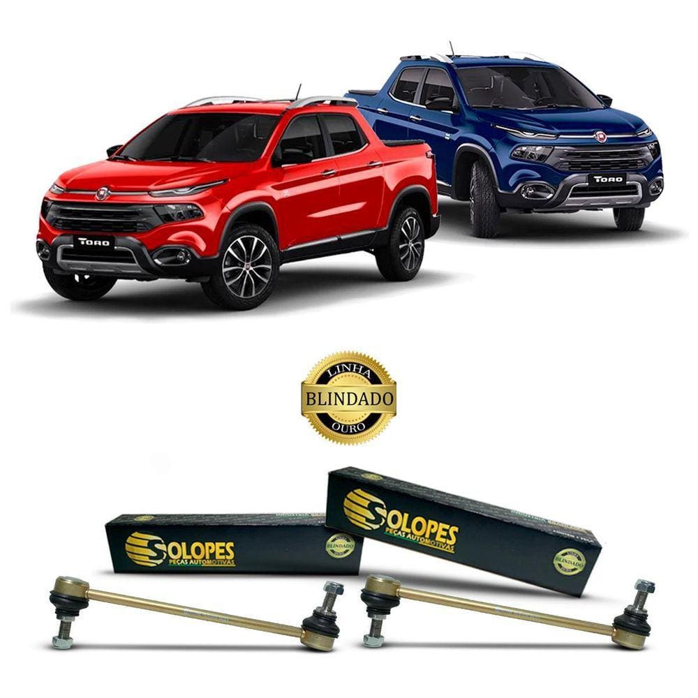 2 Bieleta Suspensão Dianteira Fiat Toro 2016 A 2020 Blindada