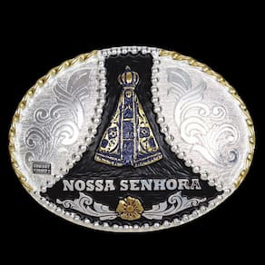 Fivela Nossa Senhora Oval Cowboy Brand 33651