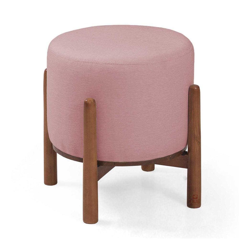 Puff Multiuso Orion Cor Linho Rosa