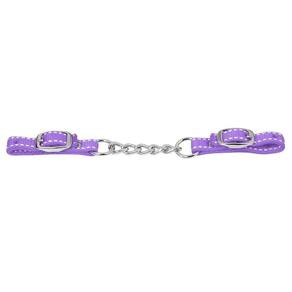 Barbela de Embocadura Equina Fabricada em Nylon Lilás com Corrente - Bronc-Steel 24453