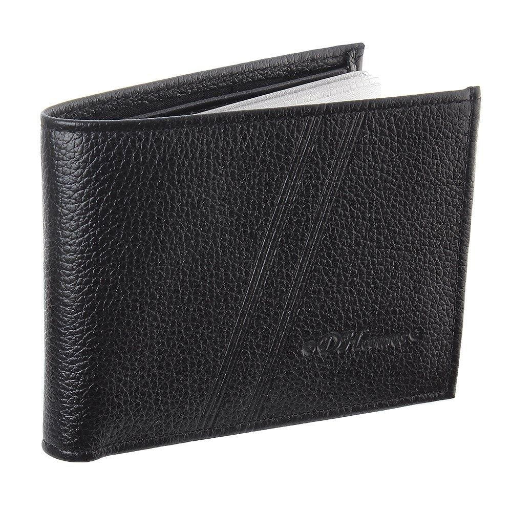 Carteira Masculina de Couro Preto DH Couros 28598