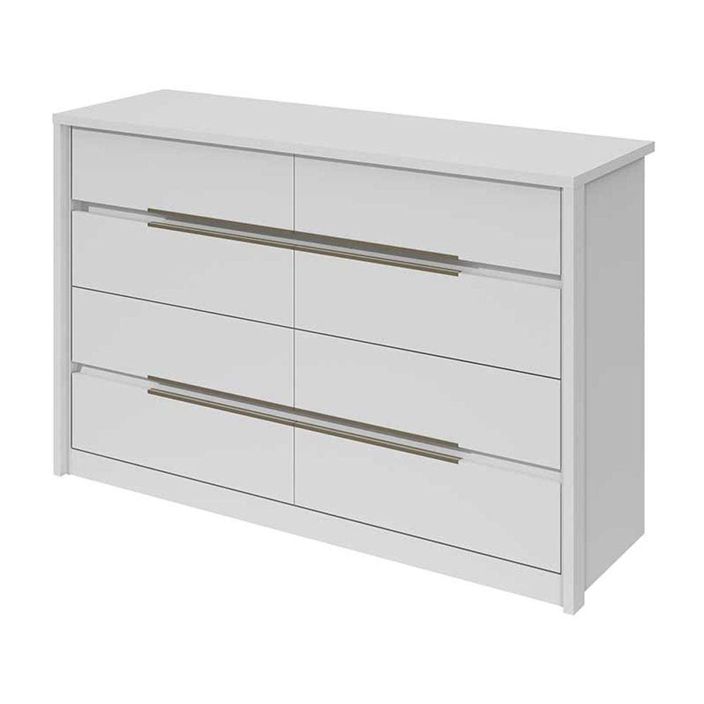 Cômoda 8 Gavetas Urban Lopas Branco