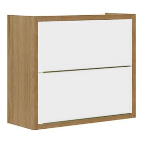 Armário Aéreo 02 Portas 80cm Paola Carvalho Branco Aramóveis