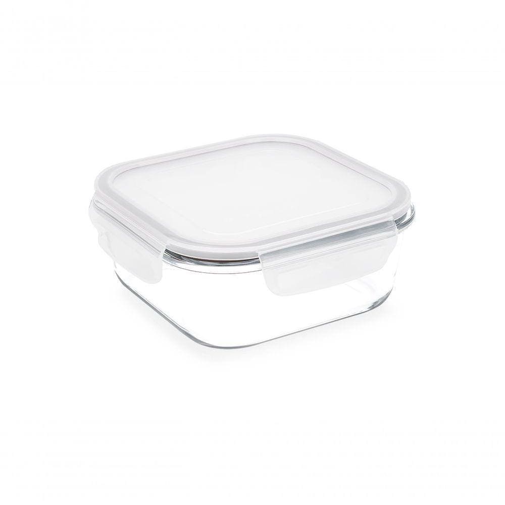 Pote Retangular Hermético Lock&stock 370ml Brinox 15,3x11,2x5,8 Cm - Brinox