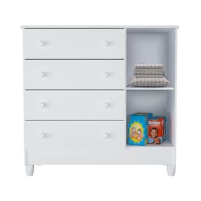Cômoda de Bebê Fraldário Selena Carolina Baby Branco