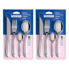 Kit 32 Peças Faqueiro Jogo de Talheres Inox Laguna Tramontina
