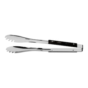 Pegador Carne Inox Polywood Castanho