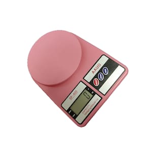 Balança Digital Precisão Cozinha 10 Kg Dieta Nutrição Rosa
