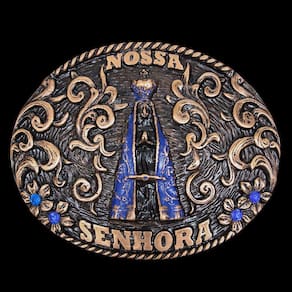 Fivela Oval Nossa Senhora de Aparecida Master 32176