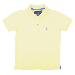 Camisa Infantil Gola Polo Amarela Austin Western 32481