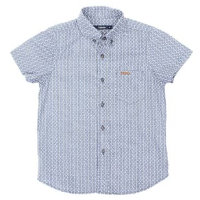 Camisa Masculina Infantil Manga Curta Azul Tassa 32421