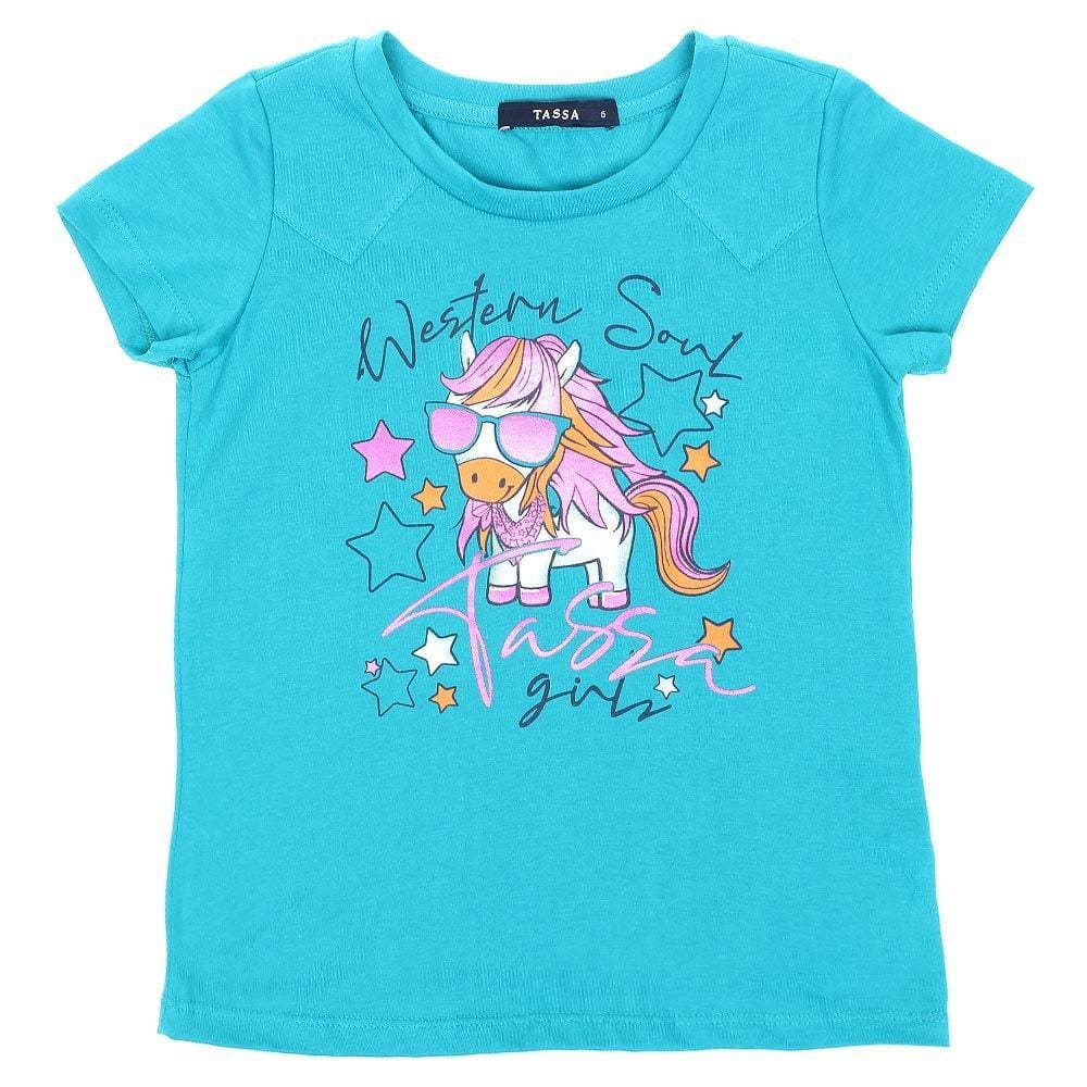 Blusa Infantil Feminina Turquesa Tassa 32108
