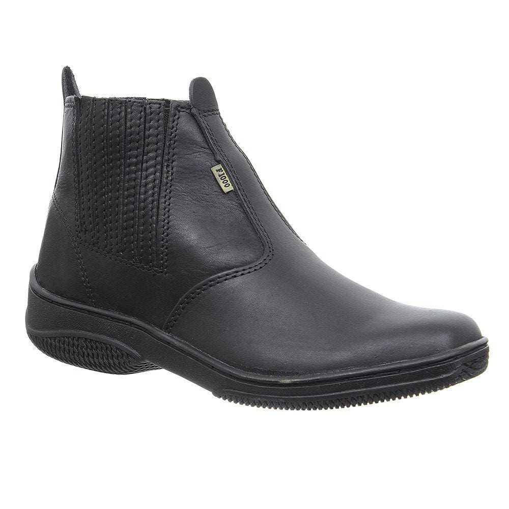 Botina Preta Masculina Bico Quadrado F1000 30157