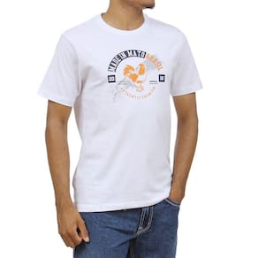 Camiseta Masculina Branca Estampada Made In Mato 32944