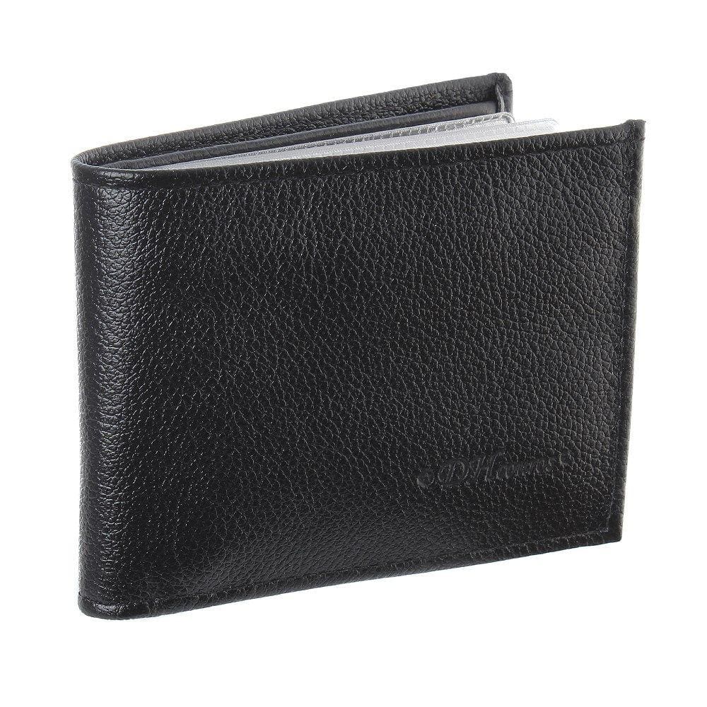 Carteira Masculina de Couro Preto DH Couros 28603