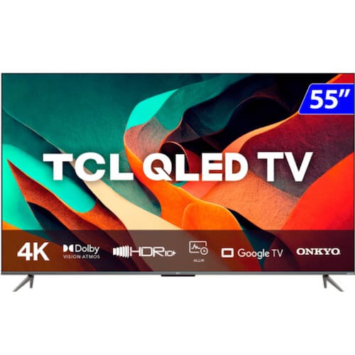 TV 55P TCL QLED 4K Google | Casas Bahia
