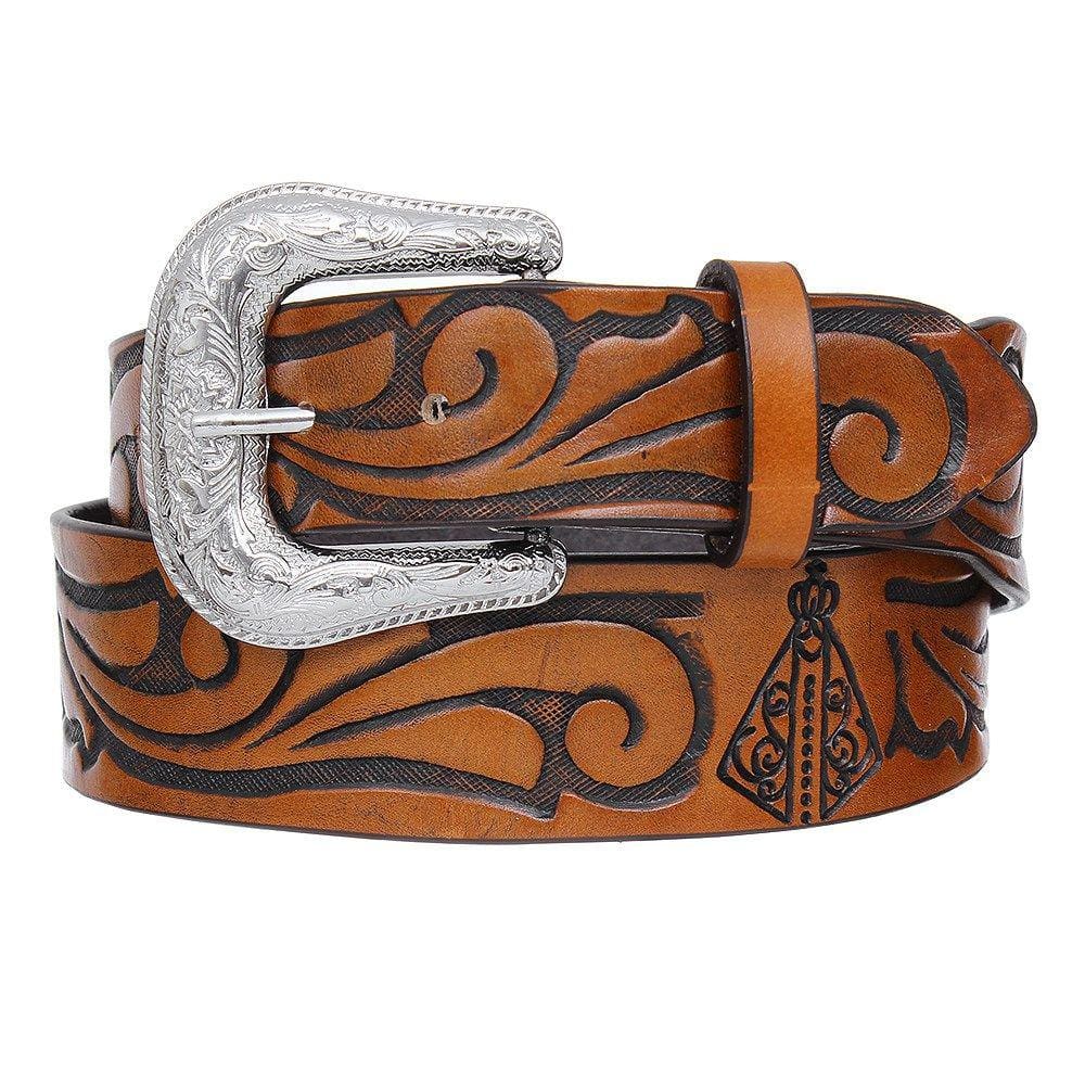 Cinto Country Bordado Nossa Senhora Aparecida Cow Way 28929
