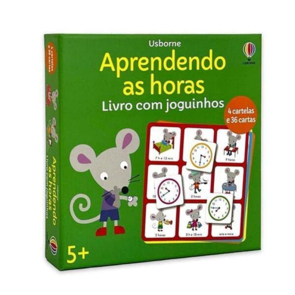 Aprendendo As Horas: Livro Com Joguinhos