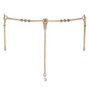 Peiteira para Cavalo em Couro Natural Bronc-Steel 22002