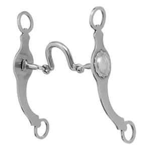 Freio Maluco Inox com Bocal de Pino Bronc-Steel 31685