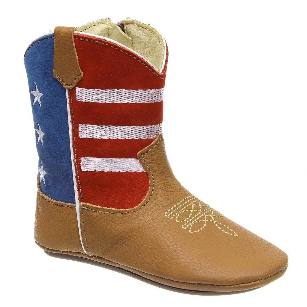 Bota Country Baby Estampada Vermelha Classic 32129