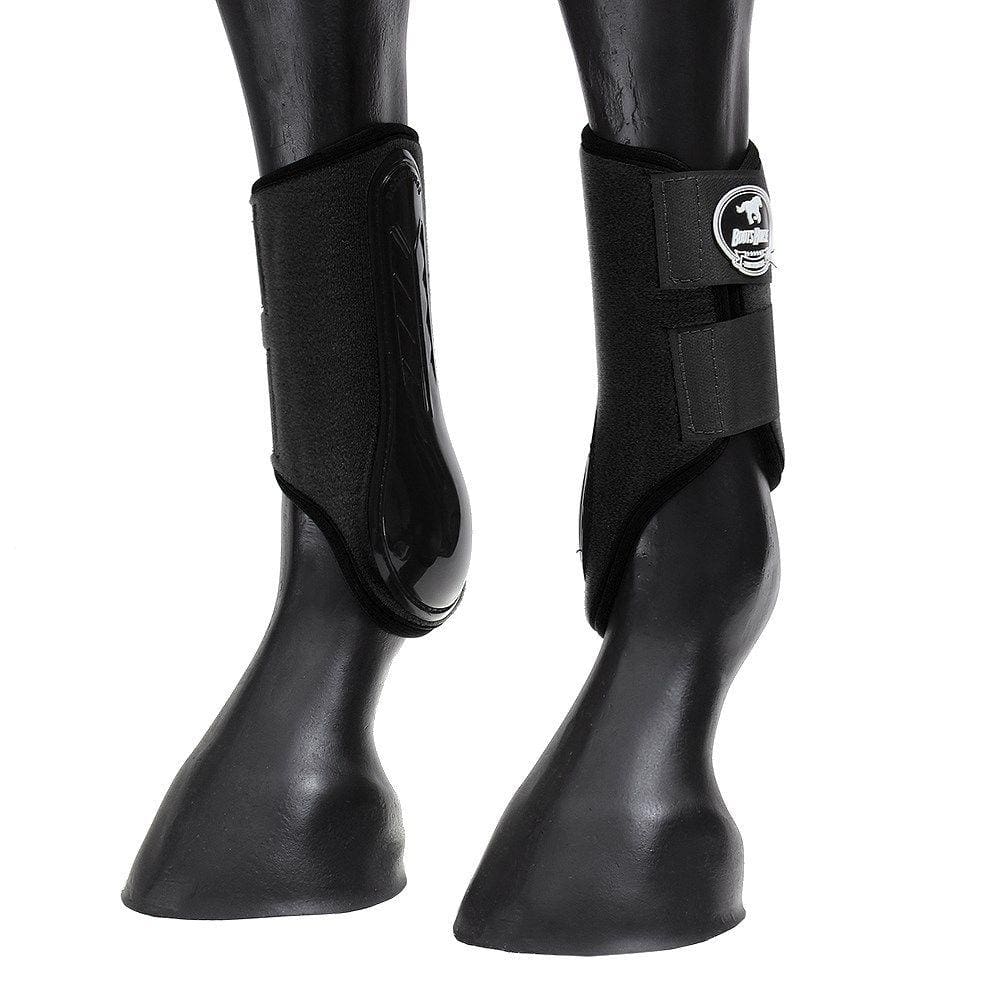 Caneleira Lateral Preta Boots Horse Neoprene 26913