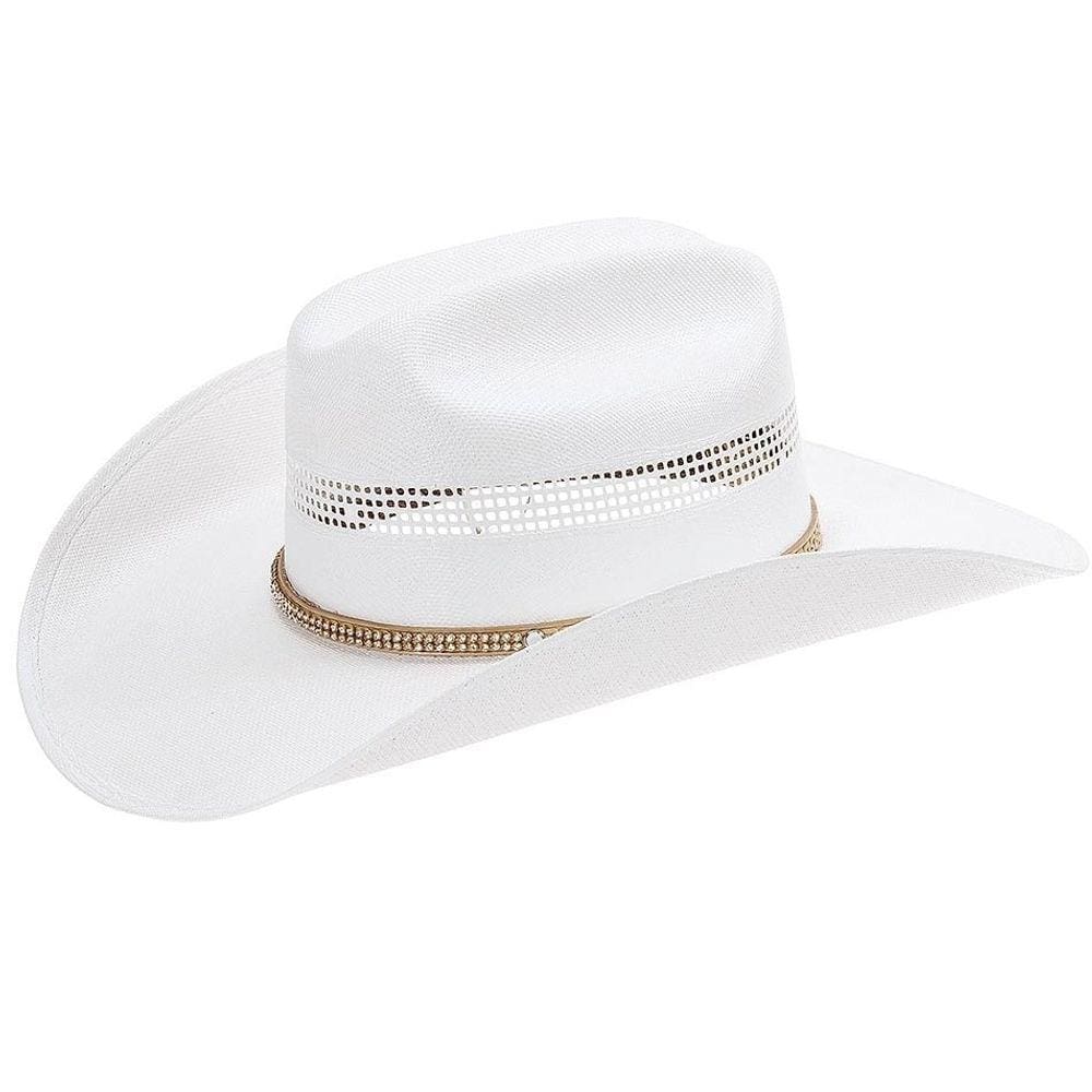 Chapéu Country Copa Trabalhada Americano Twister Branco - Mundial 18860