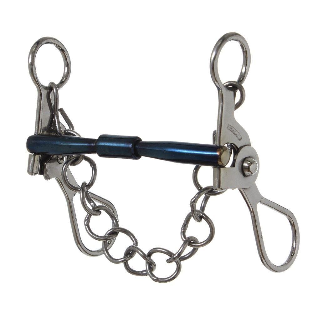 Freio Marchador Medio Billy Inox para Cavalo Laomaan 33134
